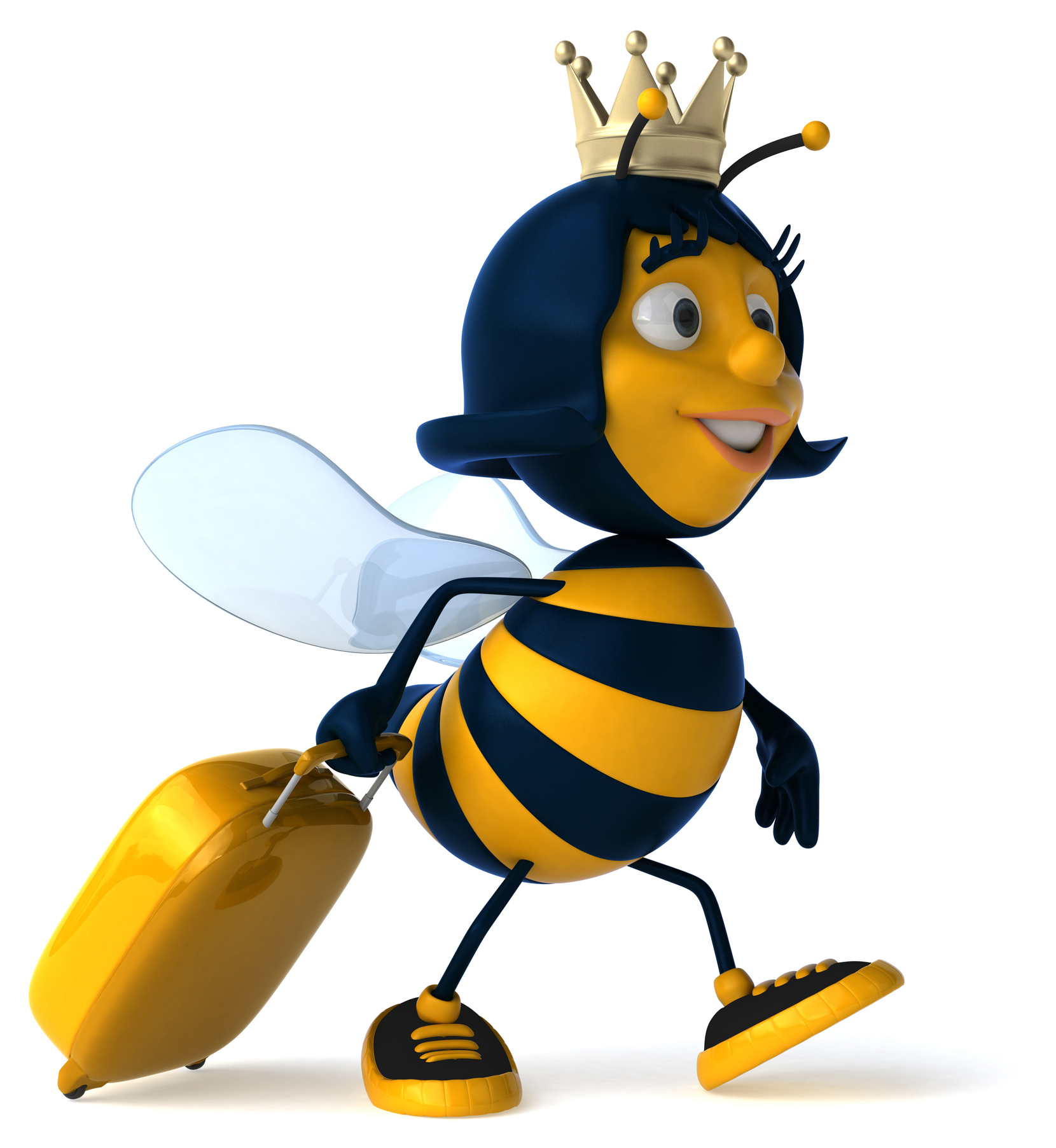 cartoon mean queen bee